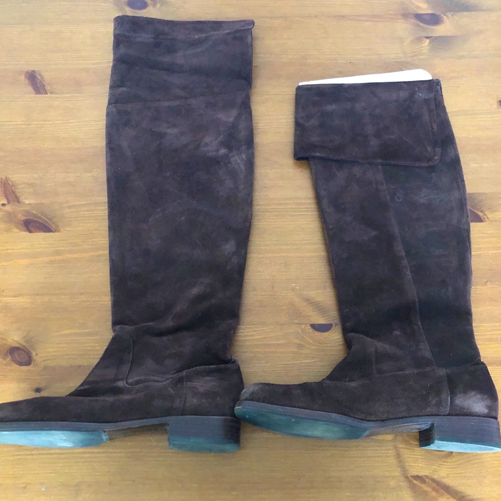 Over the knee Suede Ralph Lauren boot